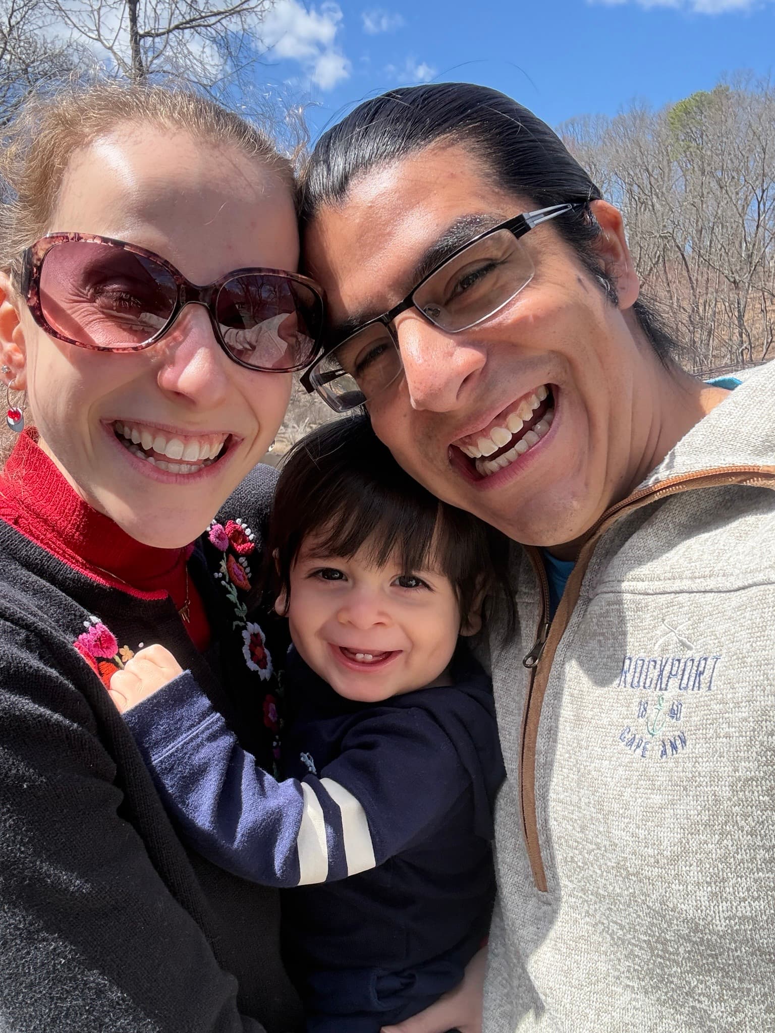 Danah and Joe Meyer with their son
